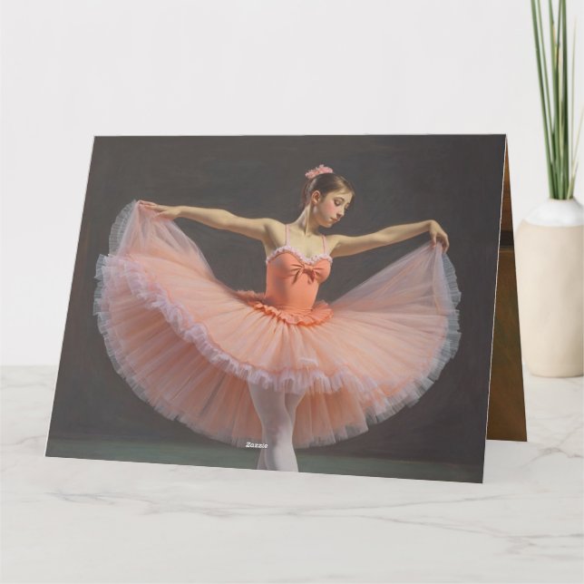 Bailarinas en el estilo de Degas Kort (Baksida)