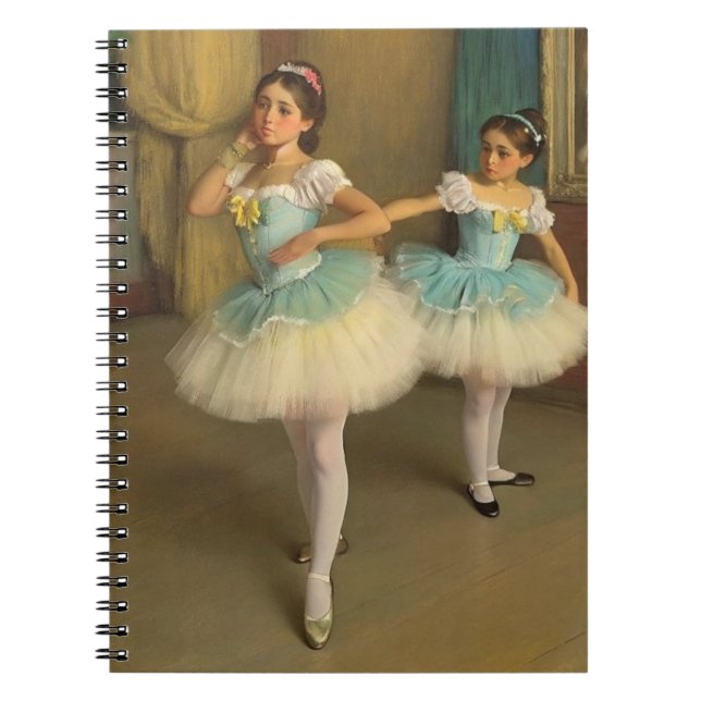 Bailarinas en el estilo romántico anteckningsbok (Framsidan)