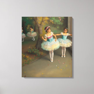 Bailarinas en el estilo romántico canvastryck