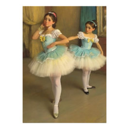 Bailarinas en el estilo romántico fototryck