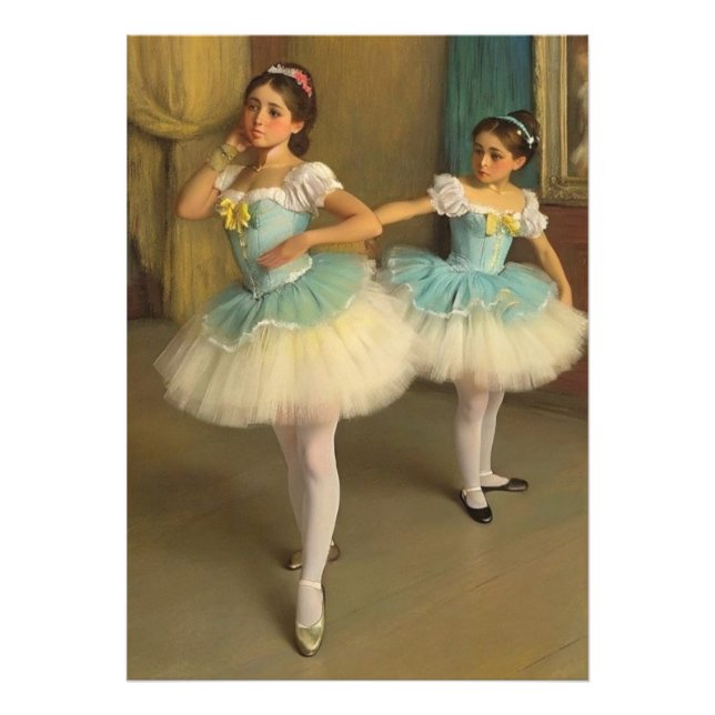 Bailarinas en el estilo romántico fototryck (Framsidan)