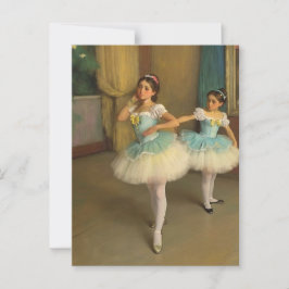 Bailarinas en el estilo romántico vykort