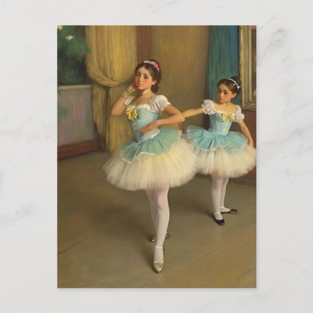 Bailarinas en el estilo romántico vykort (Framsida)
