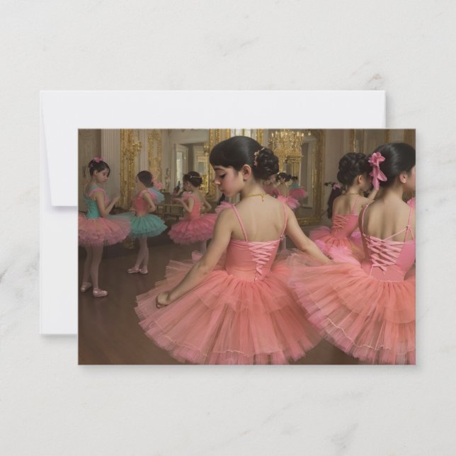 Bailarinas en una gran sala de estilo rocóco (Framsida)