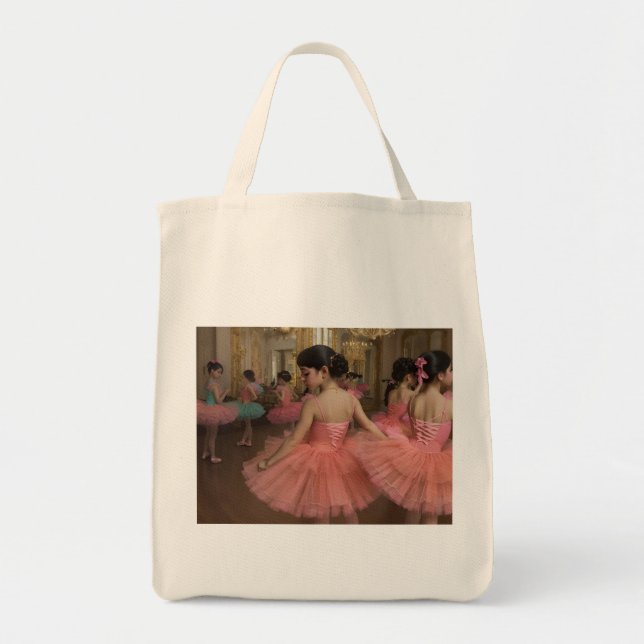 Bailarinas en una gran sala de estilo rocóco tygkasse (Framsidan)