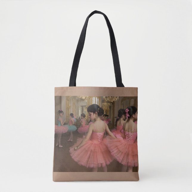 Bailarinas en una gran sala de estilo rocóco tygkasse (Framsida)
