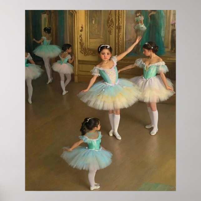 Bailarinas esperando para actuar poster (Framsidan)