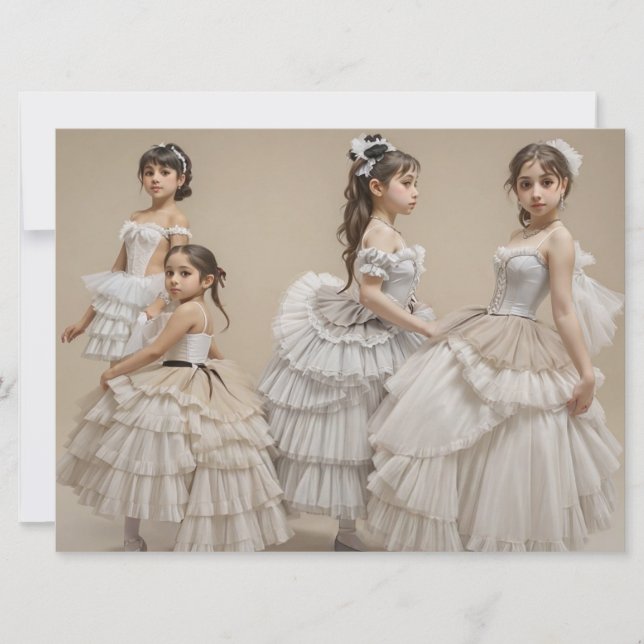 Bailarinas románticas kort (Framsida)