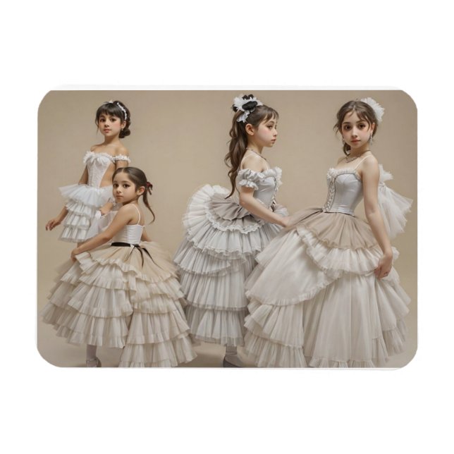 Bailarinas románticas magnet (Horisontell)