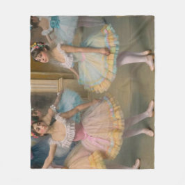 Bailarines detrás del escenario Postcard Fleecefilt