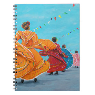 Baile Folresco Dance Anteckningsbok