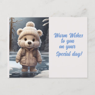 Bailey Bear Vykort