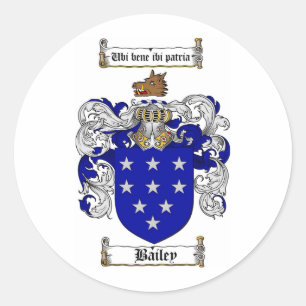BAILEY FAMILY CREST - BAILEY JACKAR ARM RUNT KLISTERMÄRKE