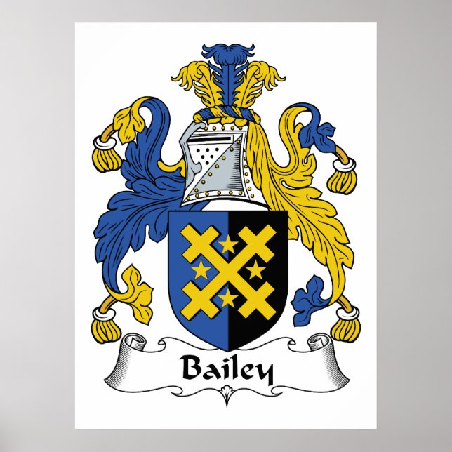 Bailey Family Crest Poster (Framsidan)