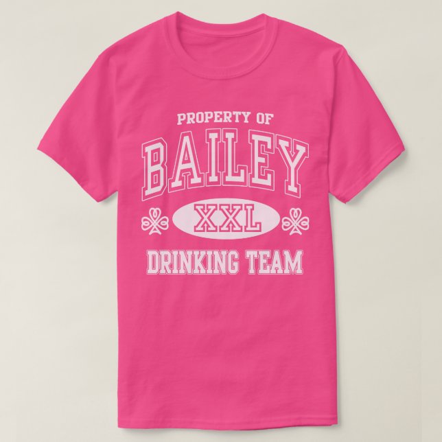 Bailey Irish Drinking Team St patricks day T Shirt (Design framsida)
