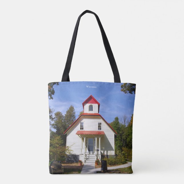 Baileys Harbor Range Lights all over bag Tygkasse (Baksida)