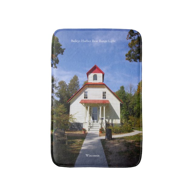 Baileys Harbor Rear Range Light badrumsmatta (Framsidan (Vertikal))