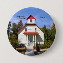 Baileys Harbor Rear Range Light button Knapp