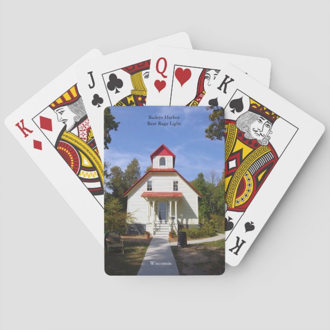 Baileys Harbor Rear Range playing cards Casinokort (Baksidan)