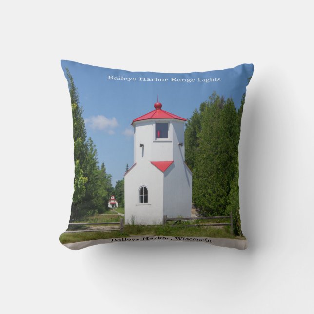 Baileys Harbour Range Ljus kvadratkudde Kudde (Framsida)