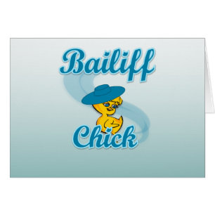 Bailiff-Chick nr 3 Hälsningskort