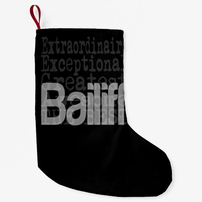 Bailiff Extraordinaire Liten Julstrumpa (Framsidan)