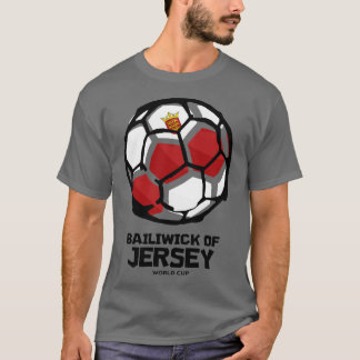 Bailiwick of Jersey Land Flagga T Shirt