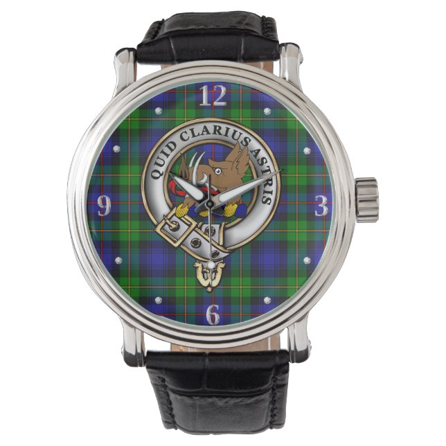 Baillie Klan Badge & Tartan Armbandsur (Framsida)