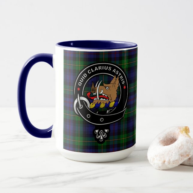 Baillie Klan Badge & Tartan Combo Mugg (Med munk)