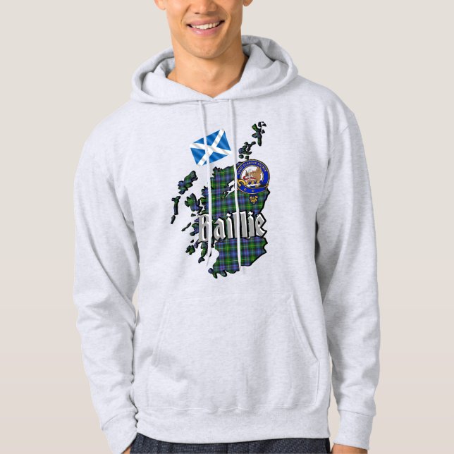 Baillie Klan Badge Vuxen Hoodie (Framsida)