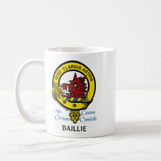 BAILLIE Scottish Klan Vapensköld Mugg