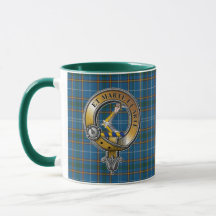 Bain Tartan & Badge