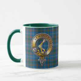 Bain Tartan & Badge Mugg