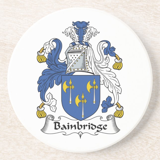 Bainbridge familjvapensköld underlägg (Framsidan)