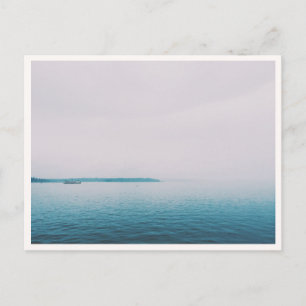 Bainbridge Island Dimmig färjetur Foto Vykort