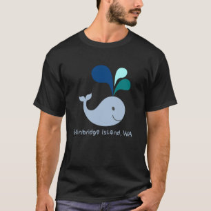 Bainbridge Island Washington Cute Whale Älskare Ca T Shirt