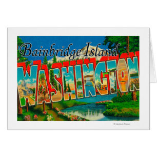 Bainbridge Island, Washington Hälsningskort