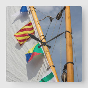 Bainbridön Wooden Boat Festival 3 Fyrkantig Klocka