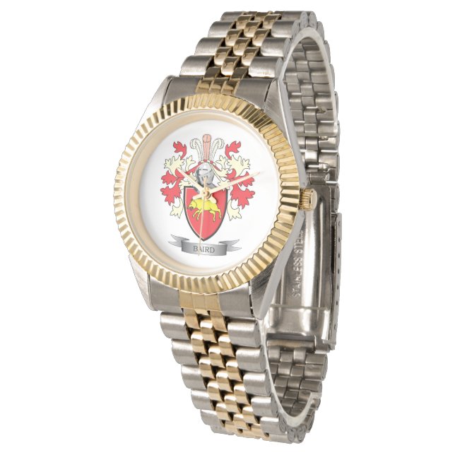 Baird Family Crest Jackar av Arm Armbandsur (Vinklad)