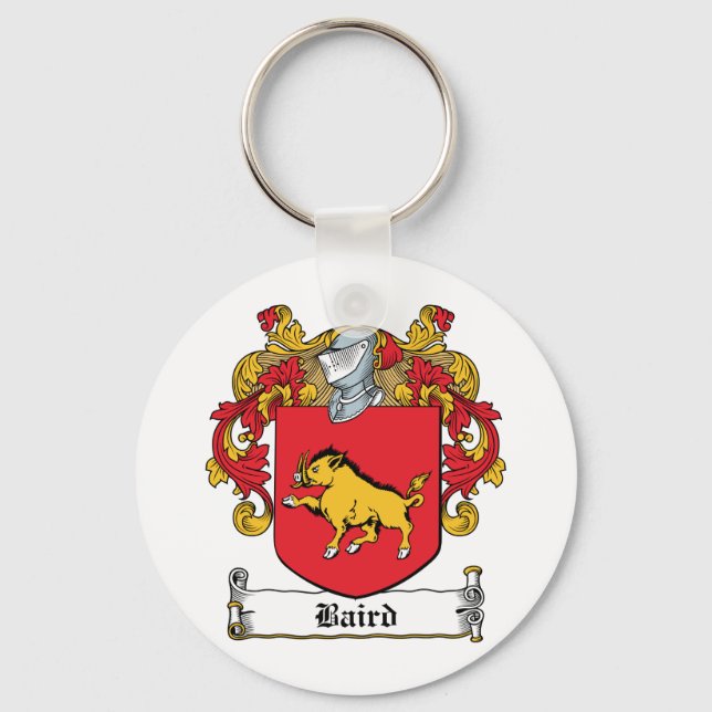 Baird Family Crest Nyckelring (Framsida)