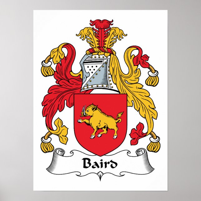 Baird Family Crest Poster (Framsidan)