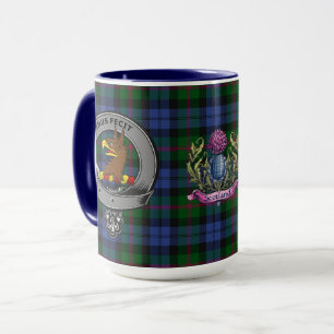 Baird Klan Badge & Tartan Mugg