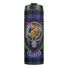 Baird Scottish Clan Tartan & Crest
