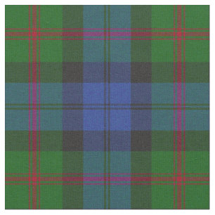 Baird Scottish Klan Tartan Plaid Mönster Tyg