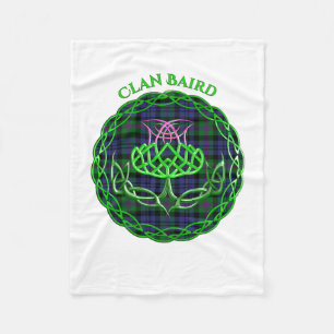 Baird Scottish Tartan Celtic Thistle Fleecefilt