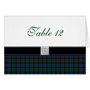 Baird Tartan Special Occtan Bord Card Hälsningskort
