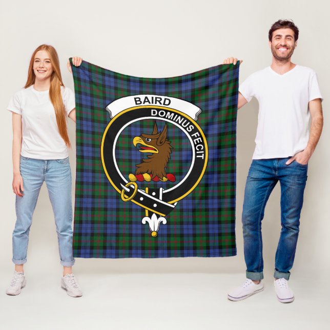 Bairdklanens Tartan Plaid Fleecefilt (På plats)