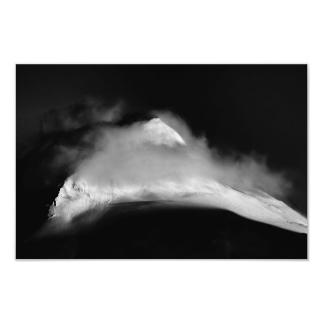 Bairdtoppen i Shrouded Baird Fototryck (Framsidan)