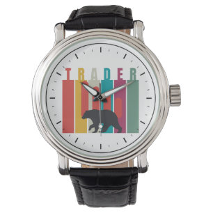 Baissemarknad Trader Enkel design Armbandsur