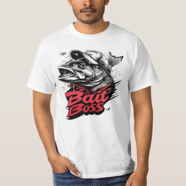 Bait Boss - Herr T-shirt (Framsida)